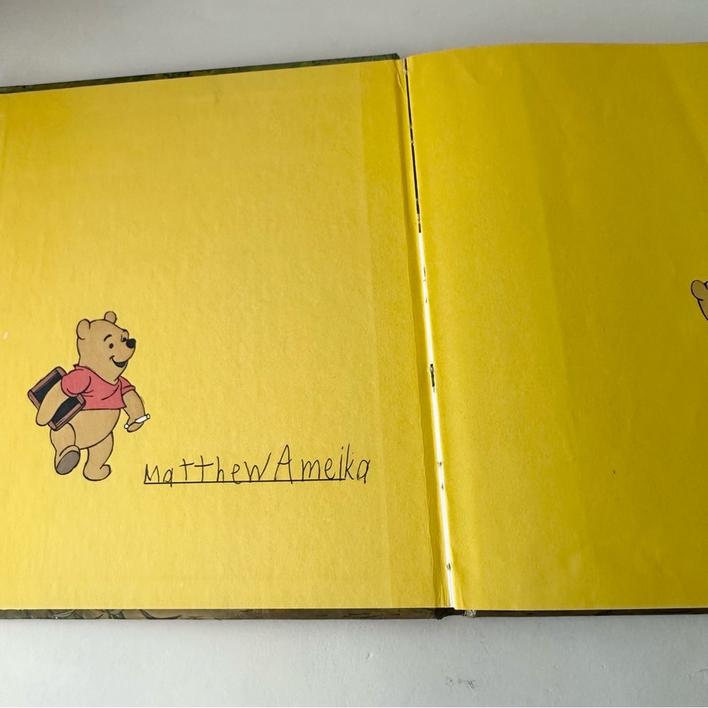 Disneys Winnie The Pooh Vintage Book and Kellogg’s Mini Bean Rabbit - Picture 9 of 13
